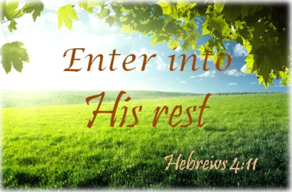 Image result for sabbath rest"